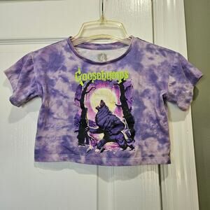 Goosebumps Girl's XS‎ (4/5) Purple Tie-Dye Crop Top